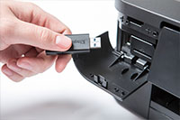 Tulostaa valokuvasi USB:ltä